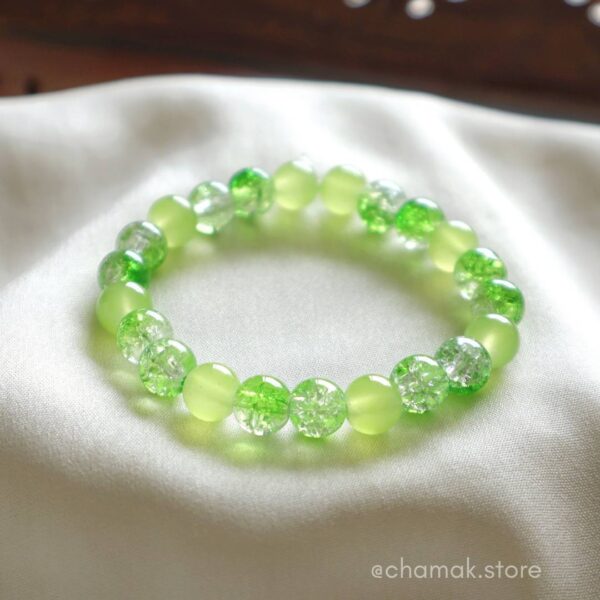 Green Beaded Bracelet