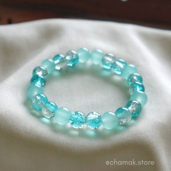 Blue Beaded Bracelet