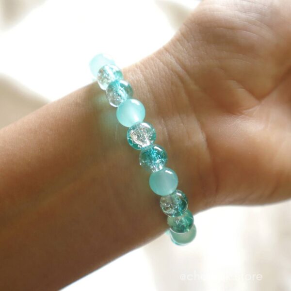 Blue Beaded Bracelet