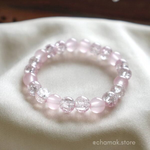 Pink Beaded Bracelet