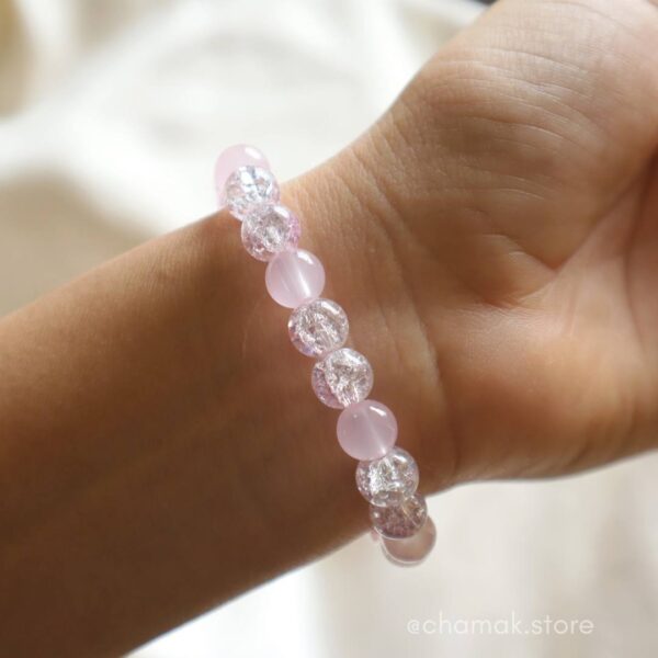 Pink Beaded Bracelet