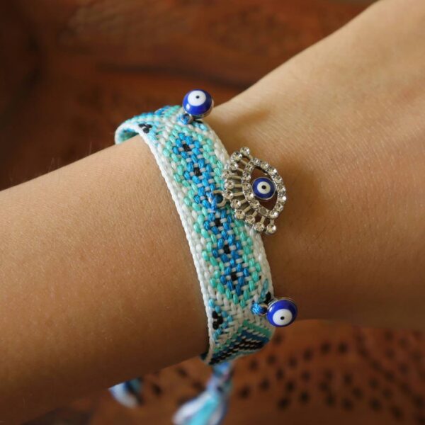 Set Of 2 Evil Eye Bracelets-Friendship Bands