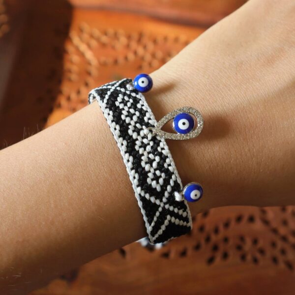 Set Of 2 Drop Evil Eye Bracelets-Friendship Bands