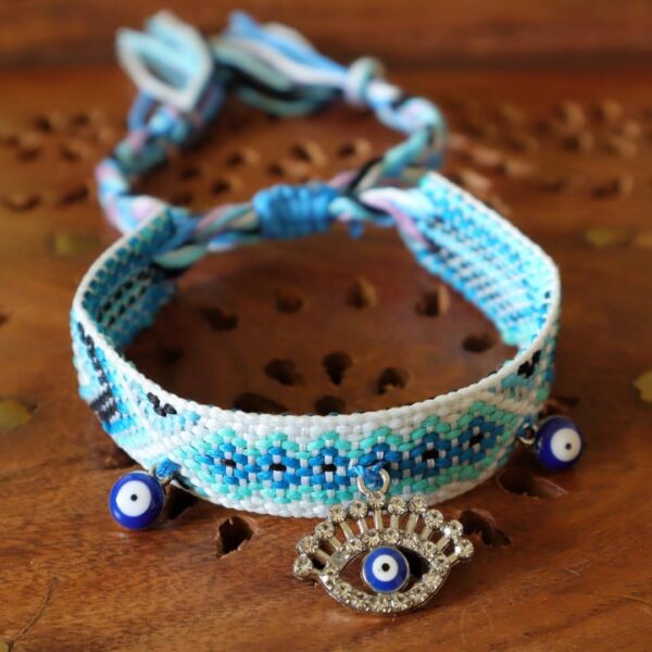 Set Of 2 Evil Eye Bracelets-Friendship Bands