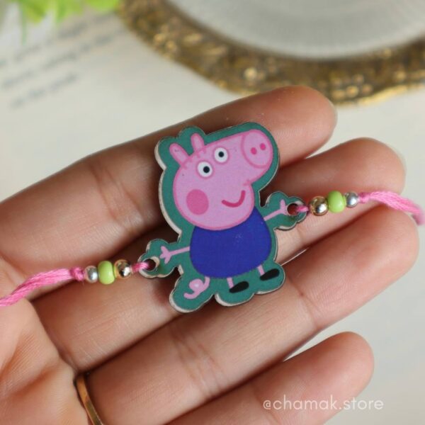 Peppa Pig Wooden Rakhi