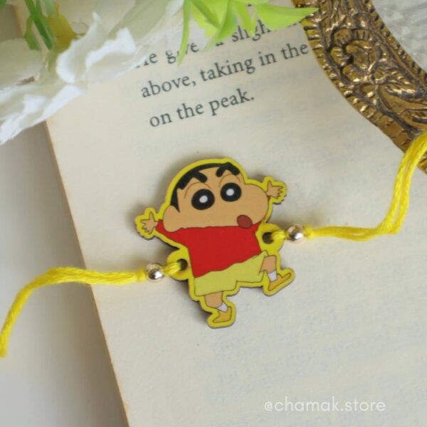 Shinchan Wooden Rakhi