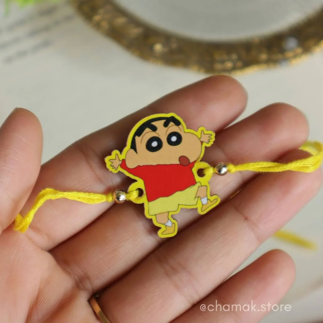 Shinchan Wooden Rakhi