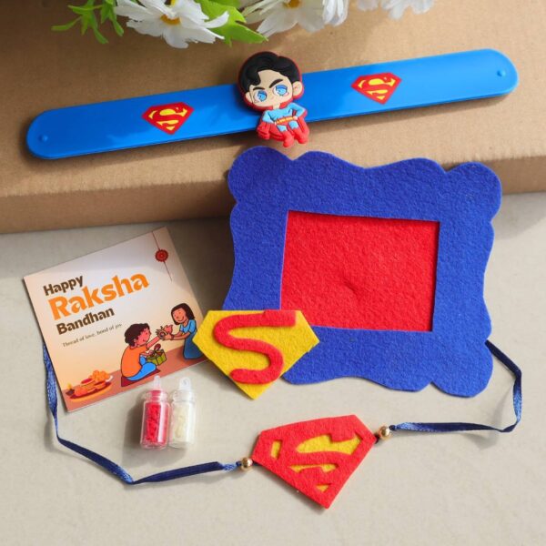 Superman Themed Rakhi Hamper