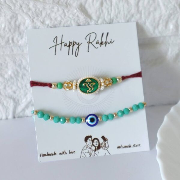 Beautiful Rakhi Set For Bhai-Bhabhi