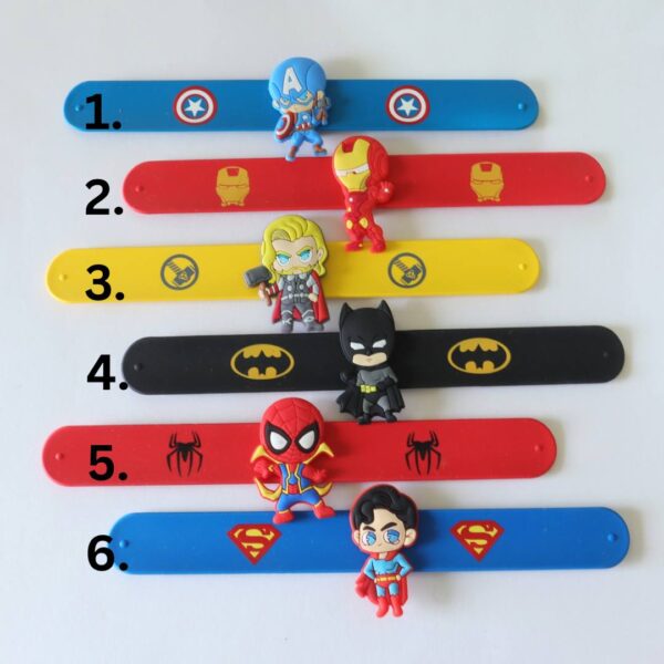 Superhero Slap Wrist Band For kids