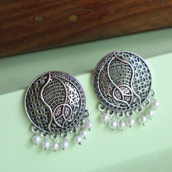 ABHISRI Oxidised Earrings