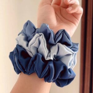 Blue Harmony Scrunchie Set