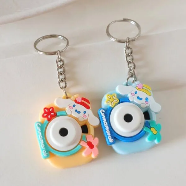 Sanrio Cinnamoroll Projection Camera Keychain-Combo Of 2