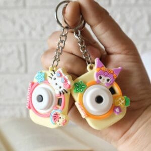 Sanrio 3D Projection Camera Keychain-Combo Of 2