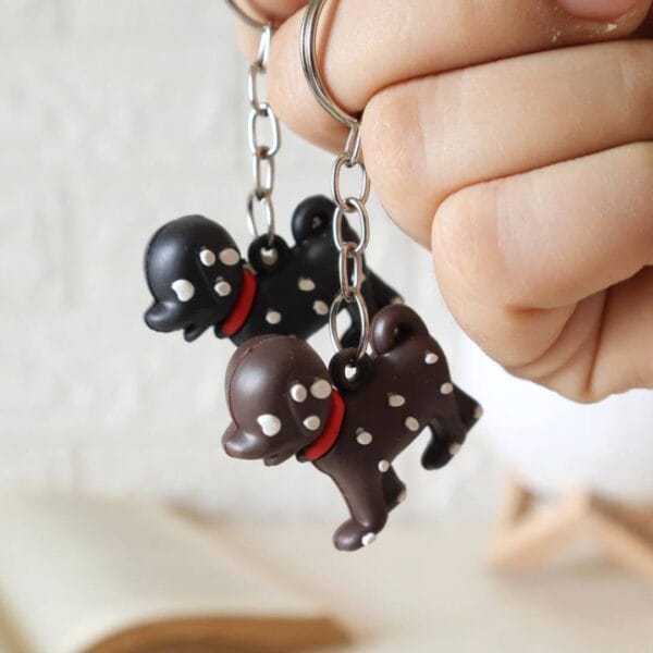 Cute Dog Keychain-Combo Of 2