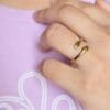 Embracing Hug Ring- Symbol Of Love