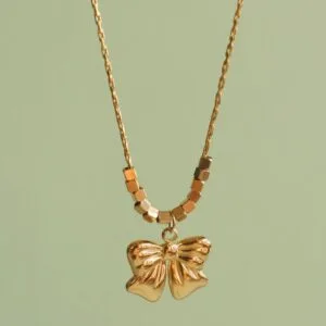 Elegant Bow Necklace