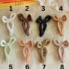 Coquette Style Bow Hair Clips