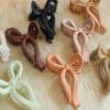 Coquette Style Bow Hair Clips