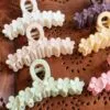 Large Multiple Flower Claw Clips