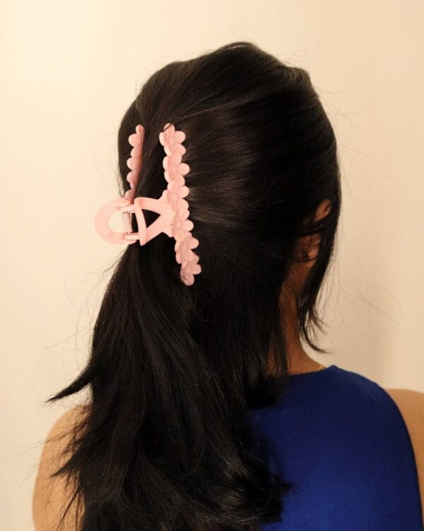 Large Multiple Flower Claw Clips