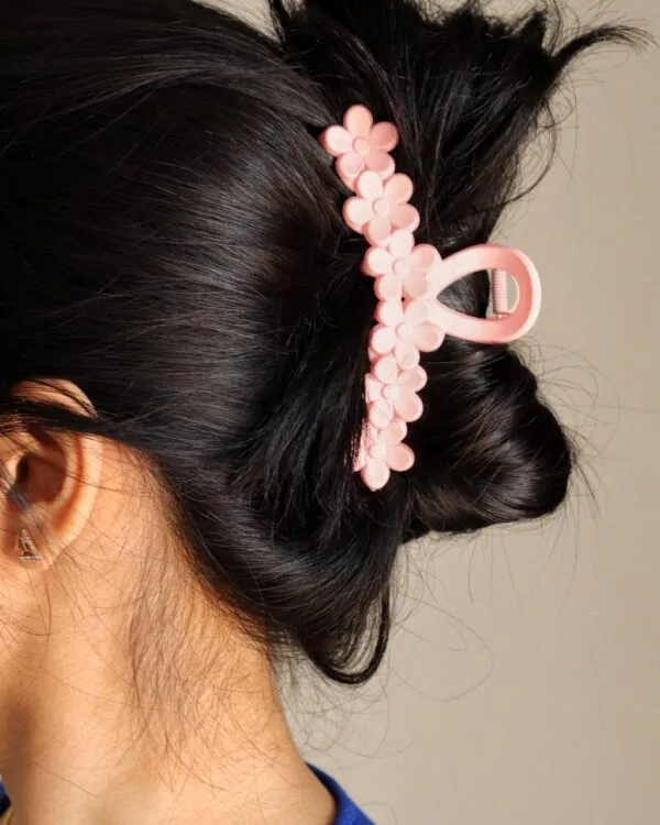 Large Multiple Flower Claw Clips