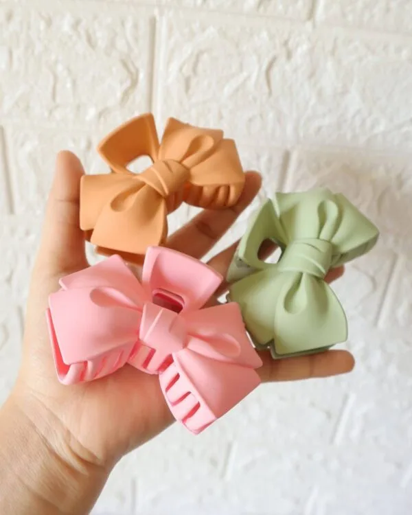 Bow Hair Claw Clips
