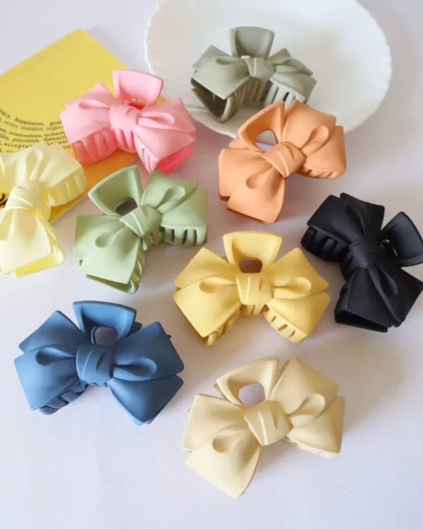 Bow Hair Claw Clips