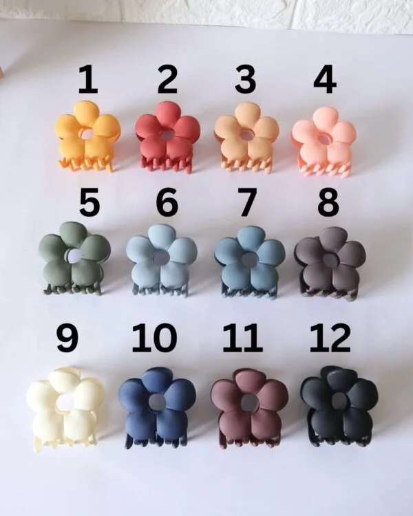 Pinteresty Flower Claw Clips