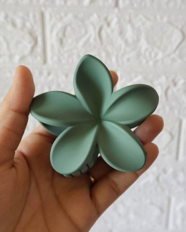 Matte Floral Claw Clips (Large)