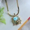 Frozen Garden Rose Necklace