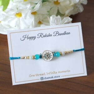 Evil Eye Crystal Rakhi