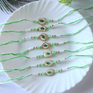 Elegant Mor Pankh Rakhi