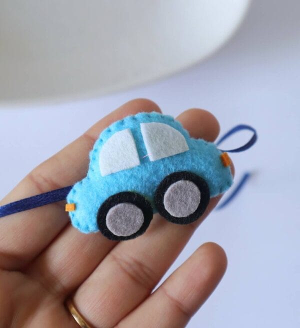 Cool Blue Handmade Car Rakhi
