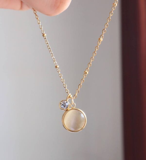 Dainty Luxe Dual Pendant Necklace