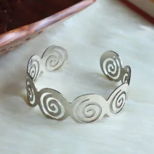 Spiral Swirl Cuff Bracelet