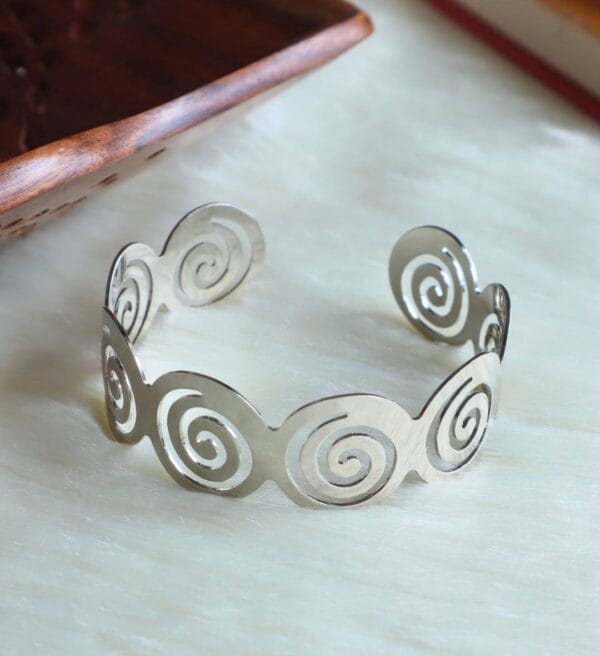 Spiral Swirl Cuff Bracelet