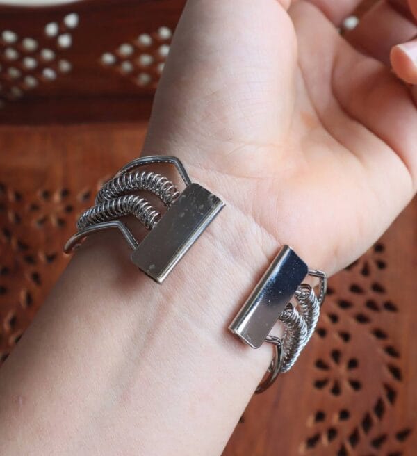 Wavy Wired Cuff Bracelet