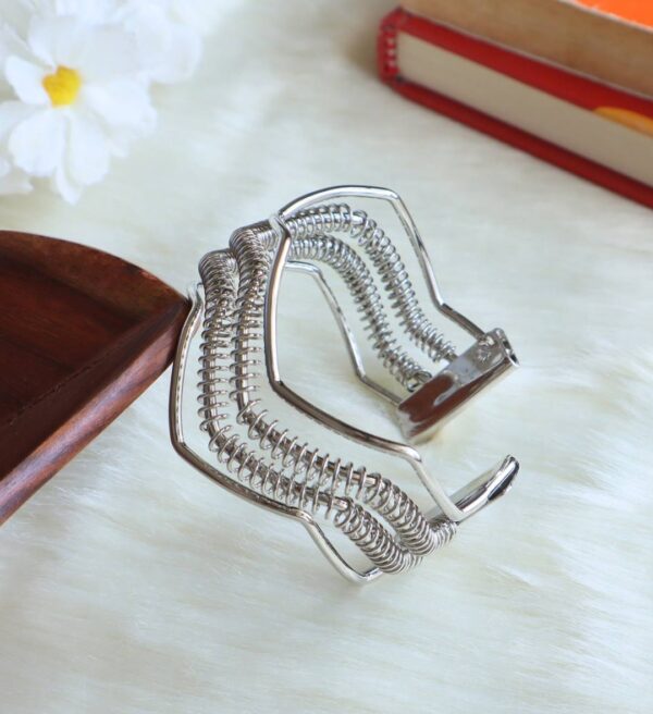 Wavy Wired Cuff Bracelet