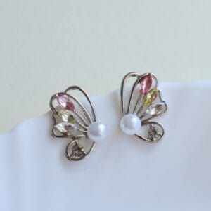 Butterfly Pearl Earrings