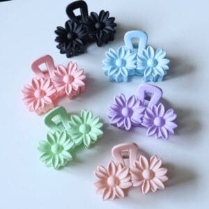 Floral Blossom Hair Claw Clip