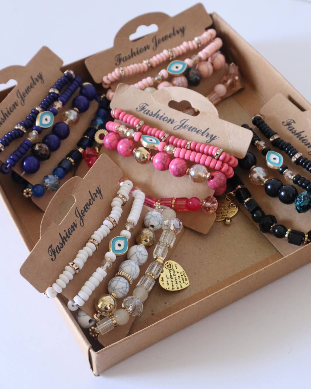 Boho Chic Multilayer Beaded Bracelet Stack