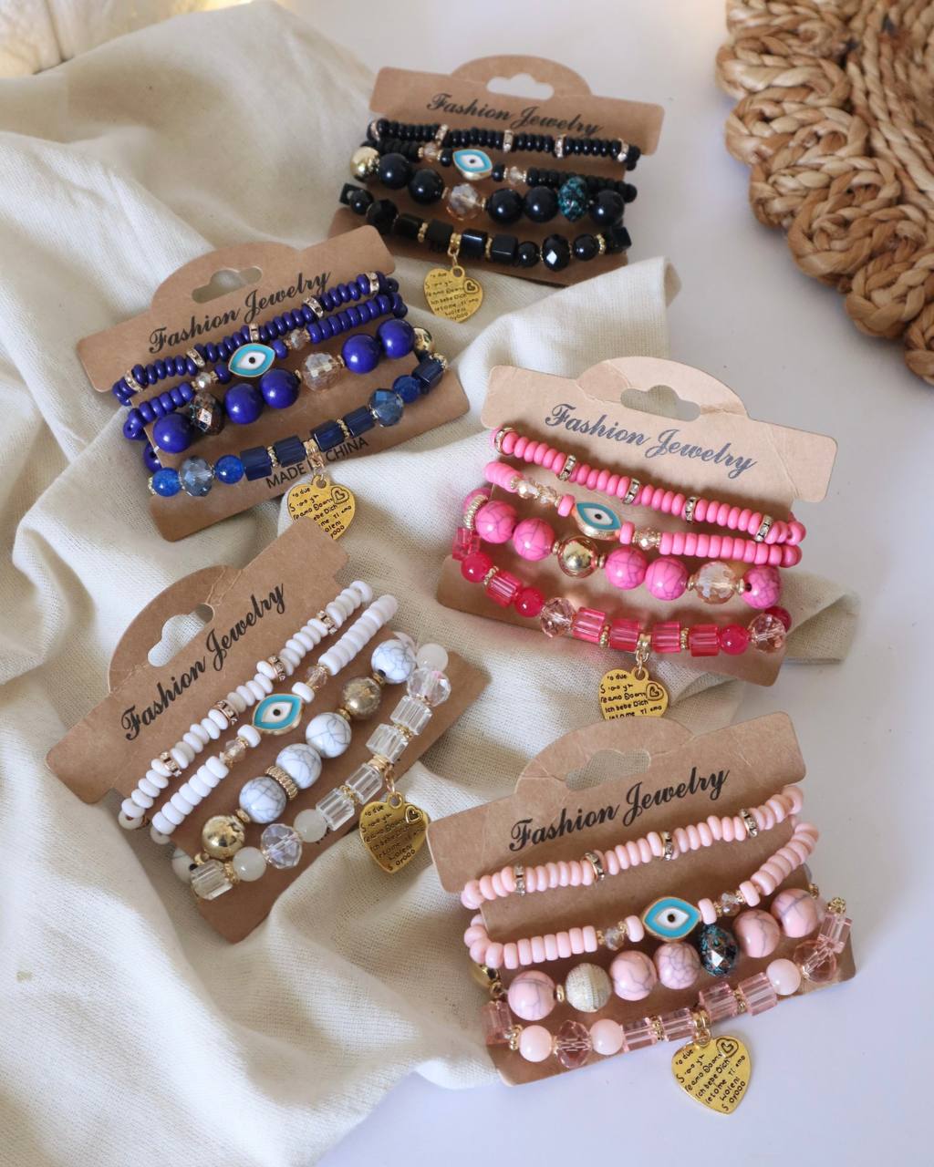 Boho Chic Multilayer Beaded Bracelet Stack