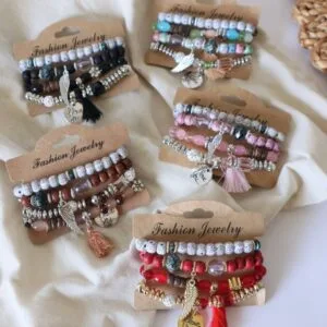 Vintage Style Beaded Bracelet Combo