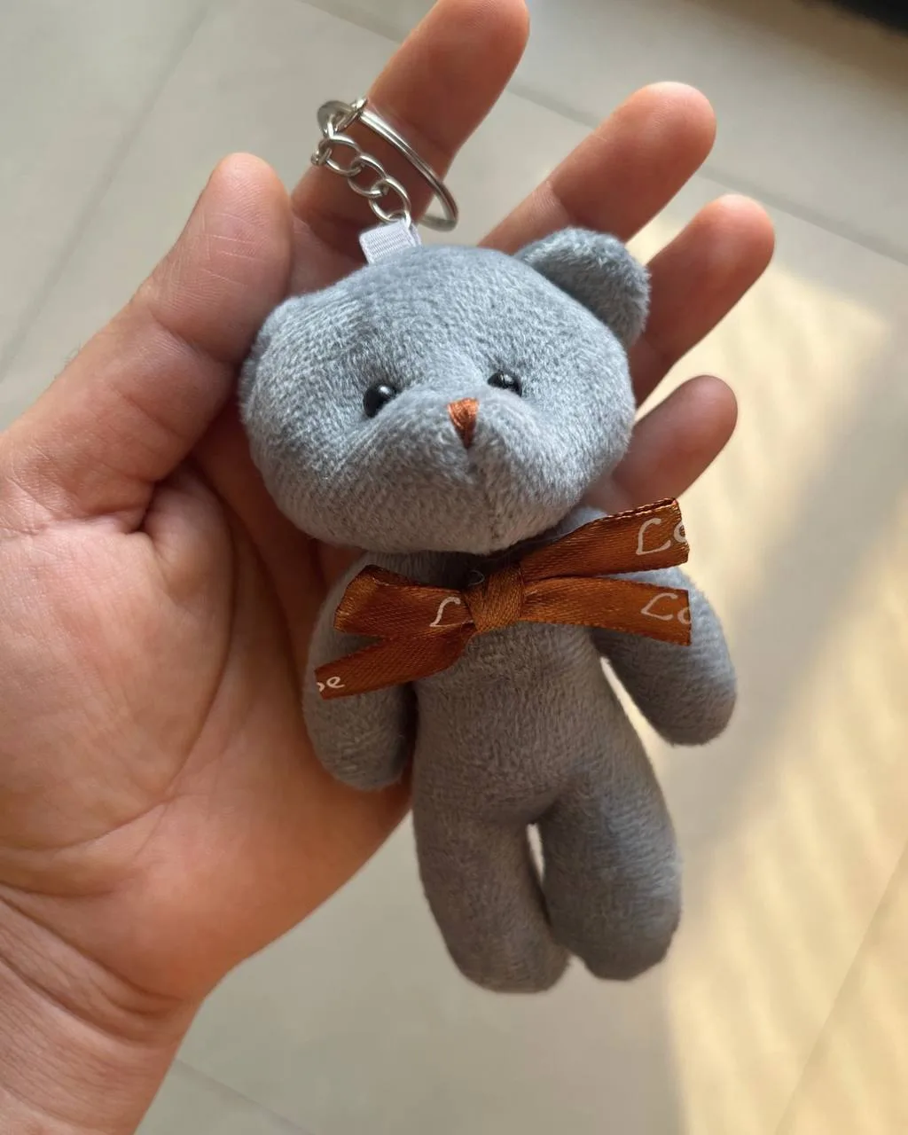 Cute Teddy Bear Keychain-Soft Plush Bag Charm