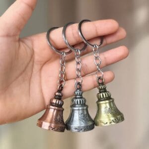 Vintage Guardian Bell Keychain