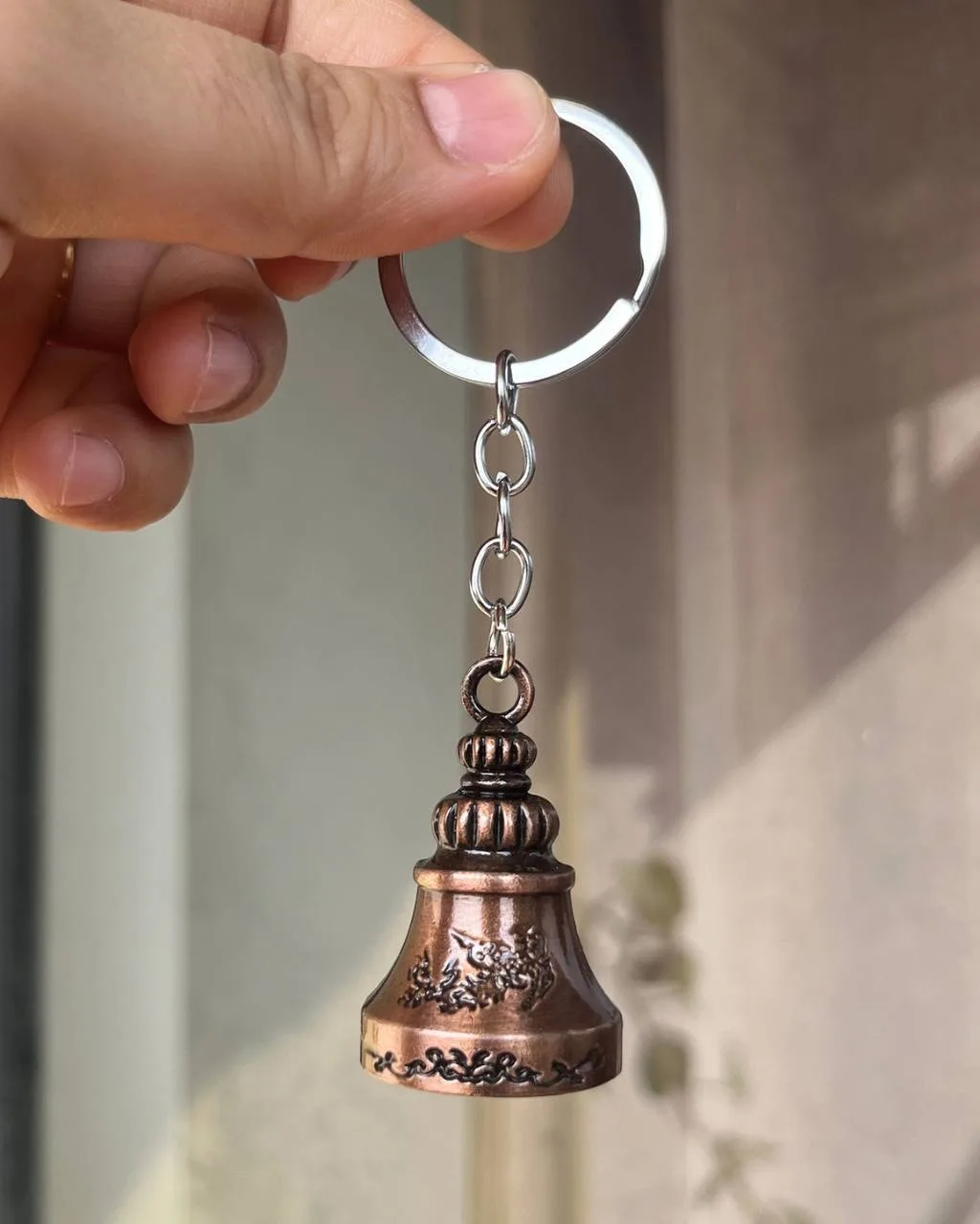 Vintage Guardian Bell Keychain