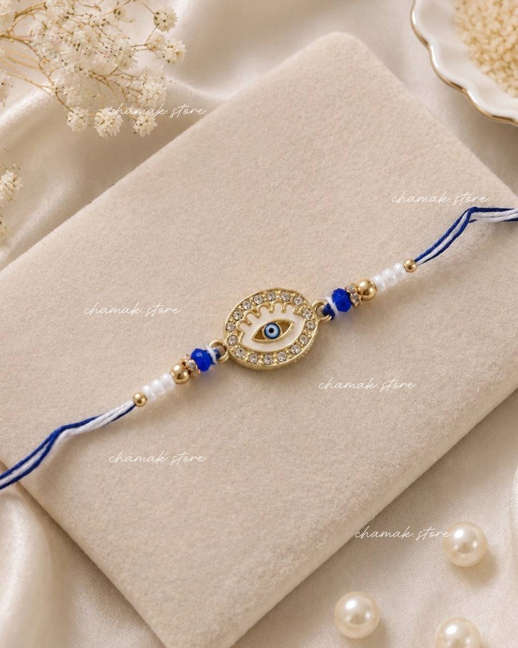 Premium Oval Evil Eye Rakhi