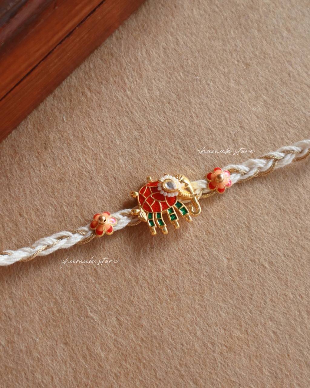 Handcrafted Elephant Charm Rakhi