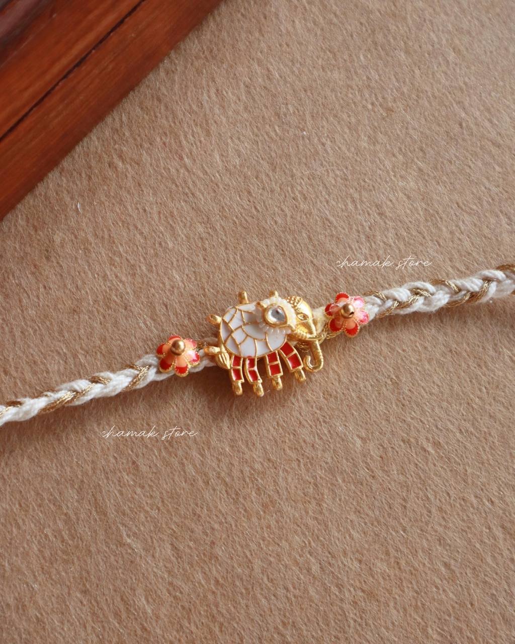 Handcrafted Elephant Charm Rakhi